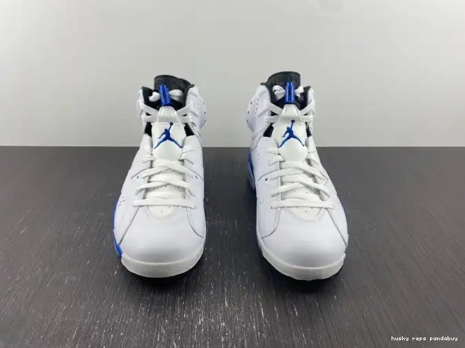 Cheap Husky Jordan Sport (2014) Air 6 Blue Retro 384664-107 0409